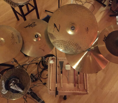 Cymbal setup for the Evolutia Sessions