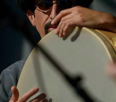 Gabe Halberg performing at the Levitt Amp Music Series at Dog Mountain in Saint Johnsbury VT 8/13/17